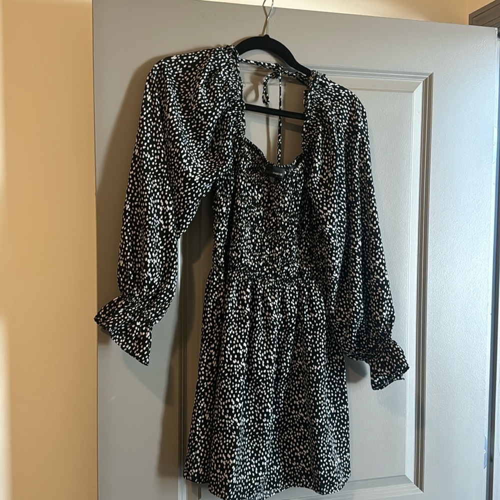 Lucy Paris Polka Dot Mini Dress Size Medium